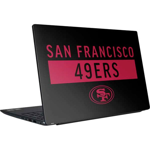 NFL San Francisco 49ers Black Performance Series Dell Vostro Skin